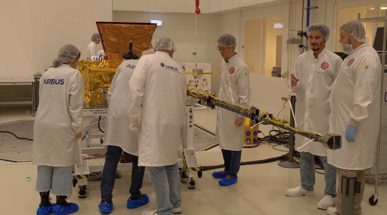 SMILE Satellite Successfully Completes MAG Boom Deployment Test